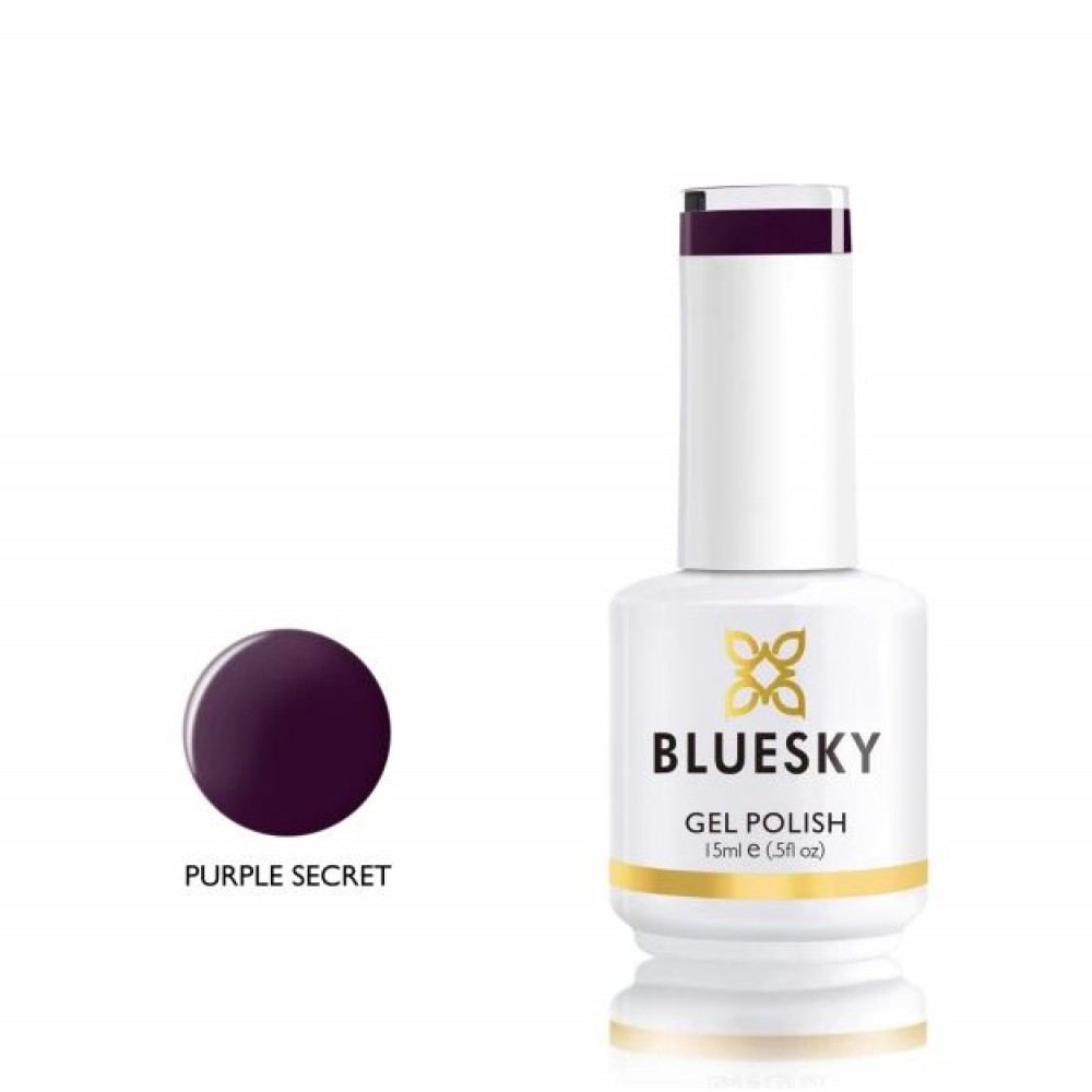 Bluesky Ημιμόνιμο Βερνίκι Νυχιών Purple Secret MZA123 ,15ml