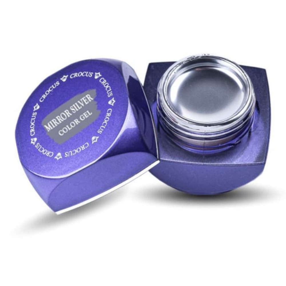 Crocus Color Gel Mirror Silver, 5ml