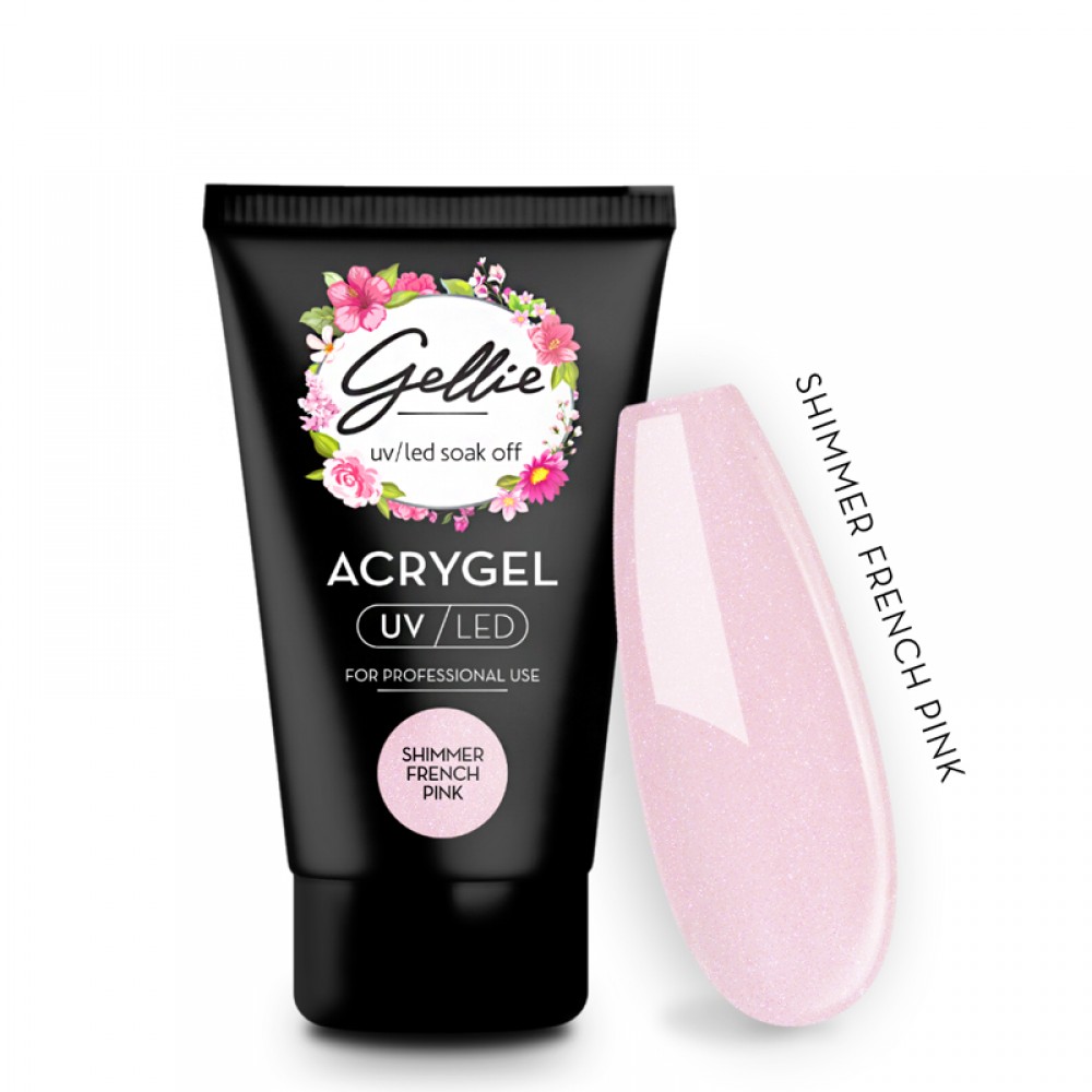 Gellie Acrygel Shimmer French Pink 30ml