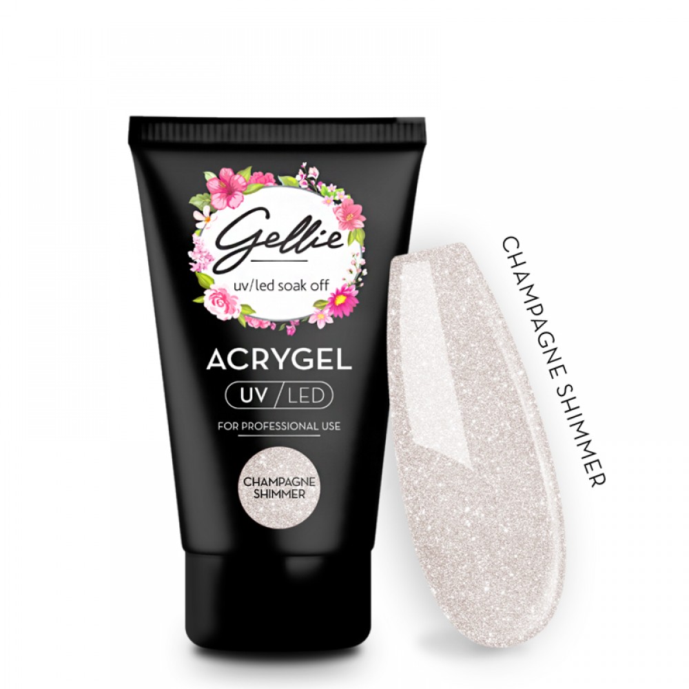 Gellie Acrygel Shimmer Champangne 30ml