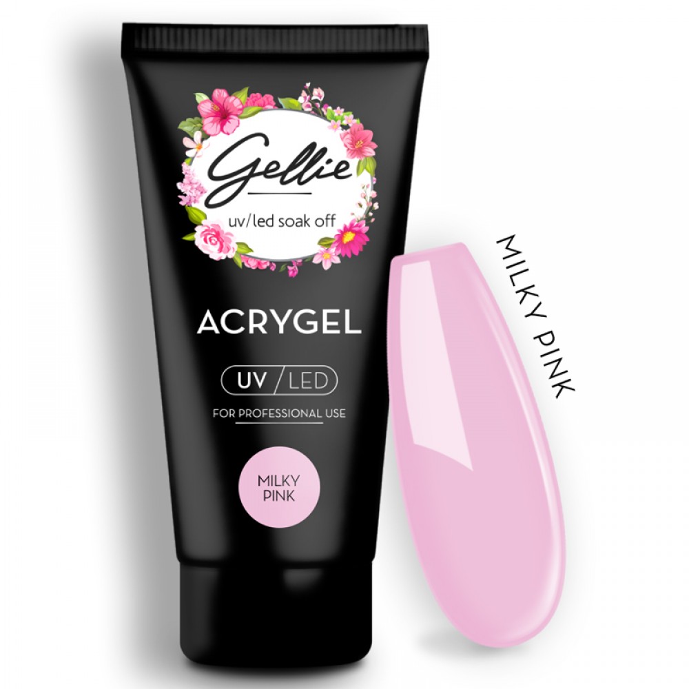 Gellie Acrygel Milky Pink 60ml