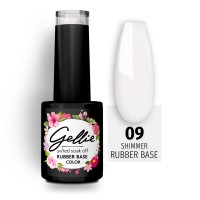 Gellie Shimmer Rubber Base Color 09 ,10ml