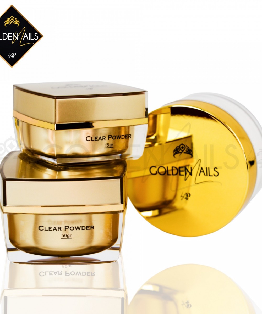 Golden Nails Σκόνη Ακρυλικού Clear 100gr