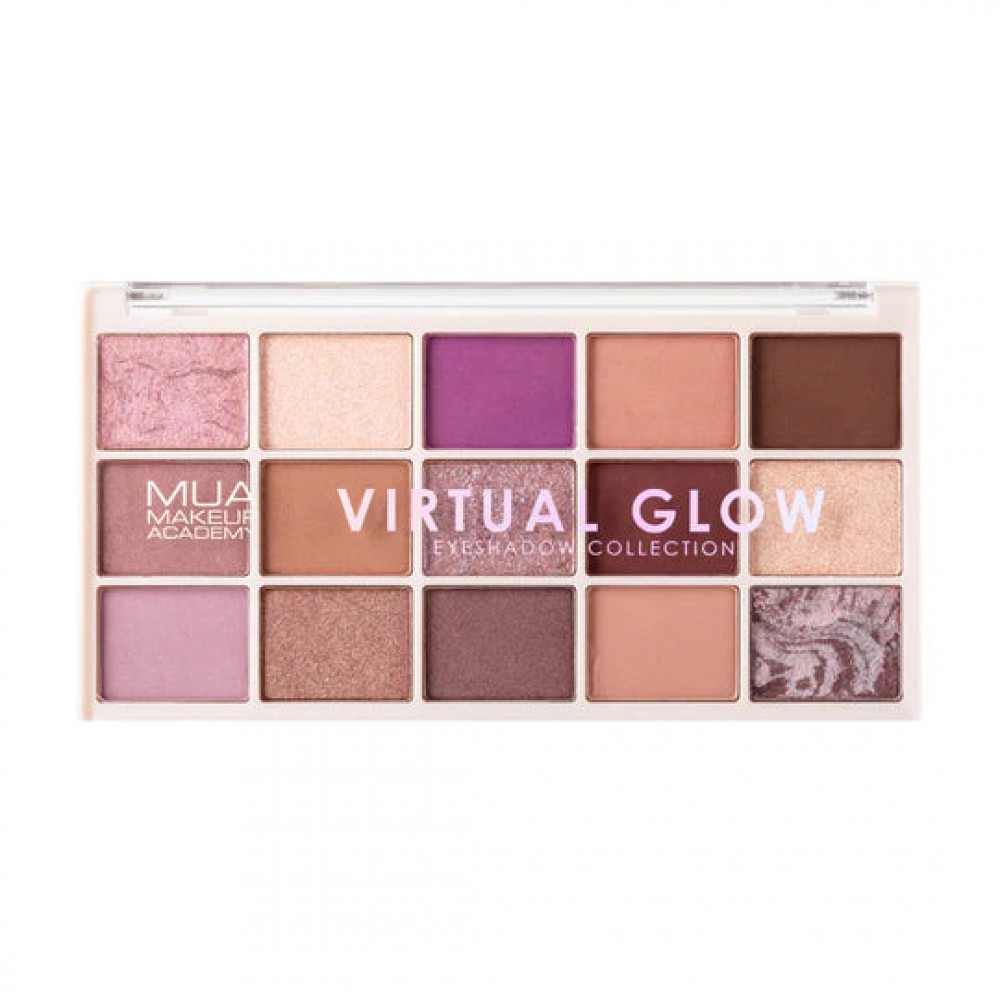 MUA 15 Shade Palette Virtual Glow 12g *