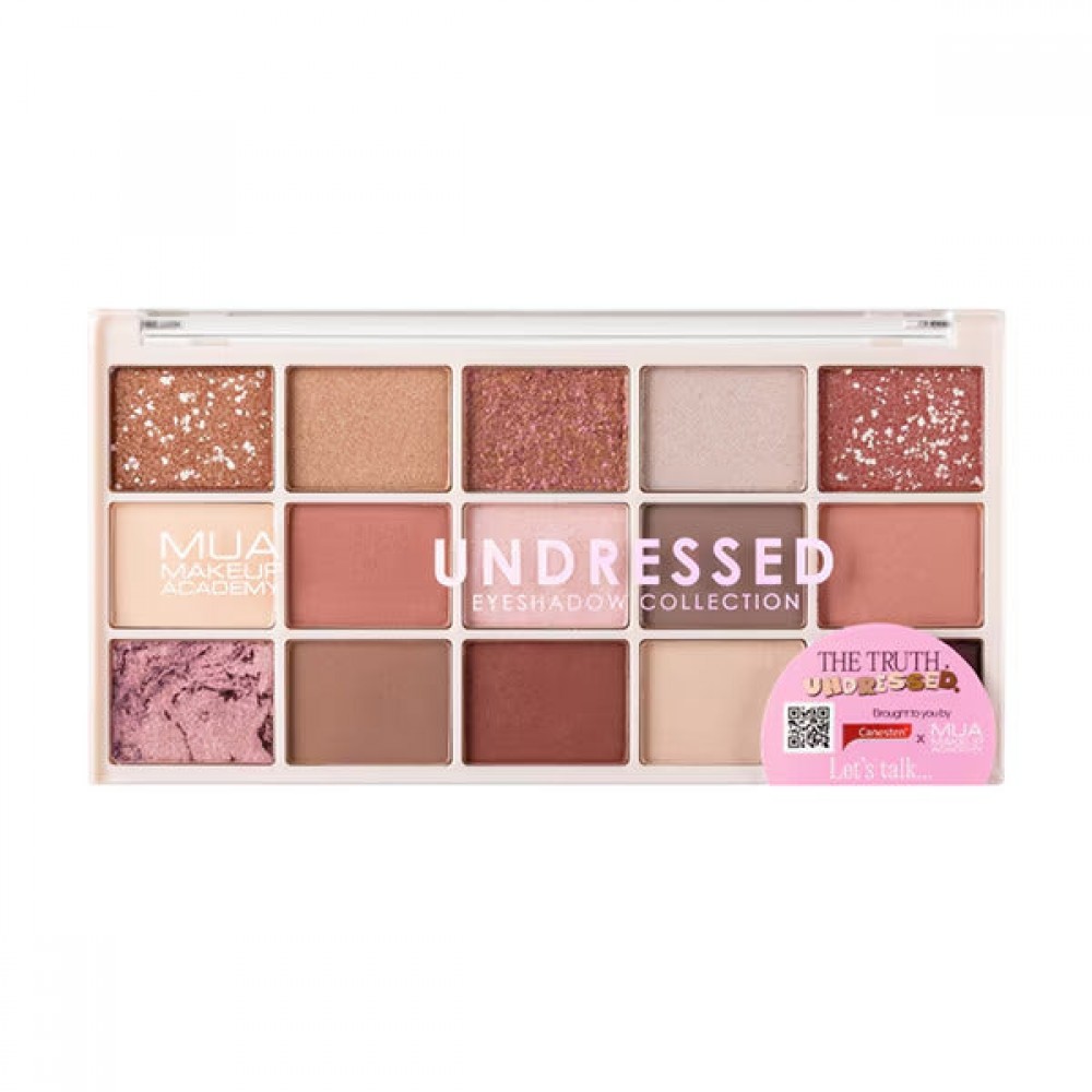 MUA 15 Shade Palette Undressed 12g