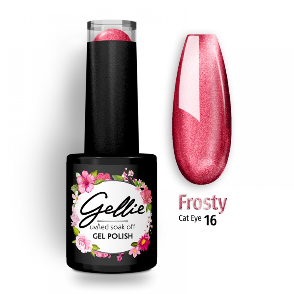 Gellie Ημιμόνιμο Βερνίκι Νυχιών Frosty Cat Eye 16, 10ml