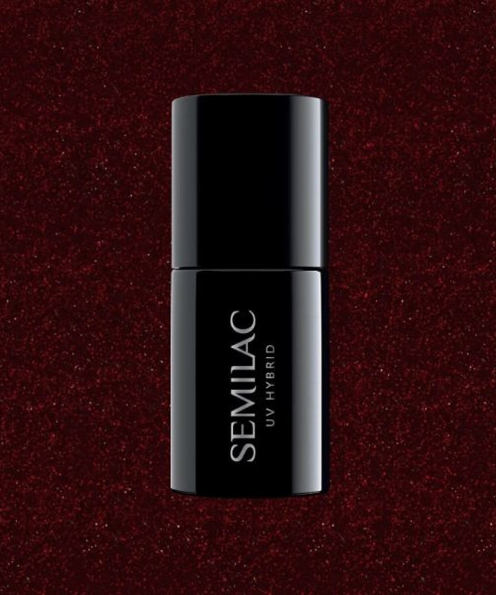 Semilac Ημιμόνιμο Βερνίκι Νυχιών 393 Sparkling Black Cherry 7ml