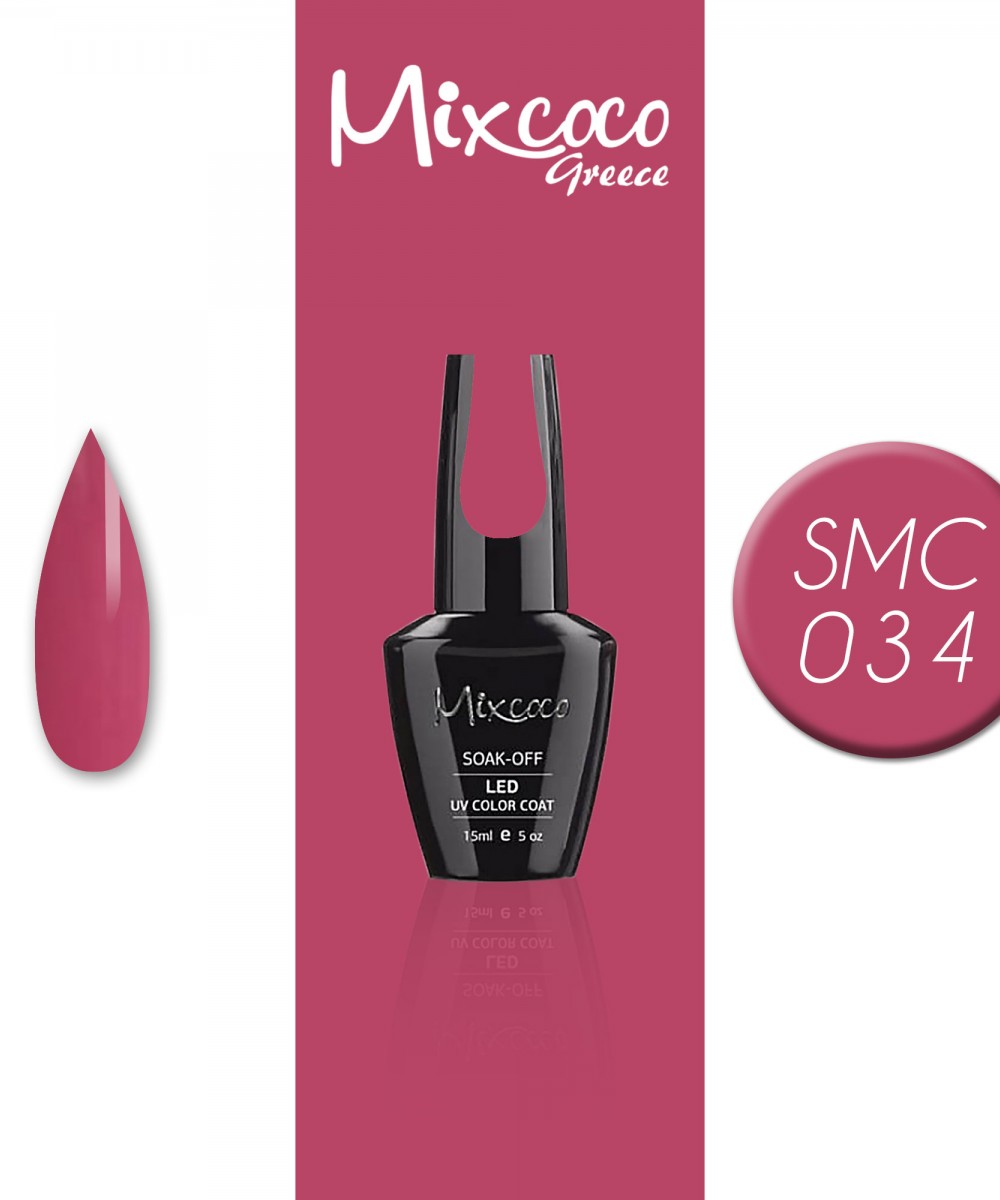 Mixcoco Ημιμόνιμο Βερνίκι Νυχιών SMC 34 15ml