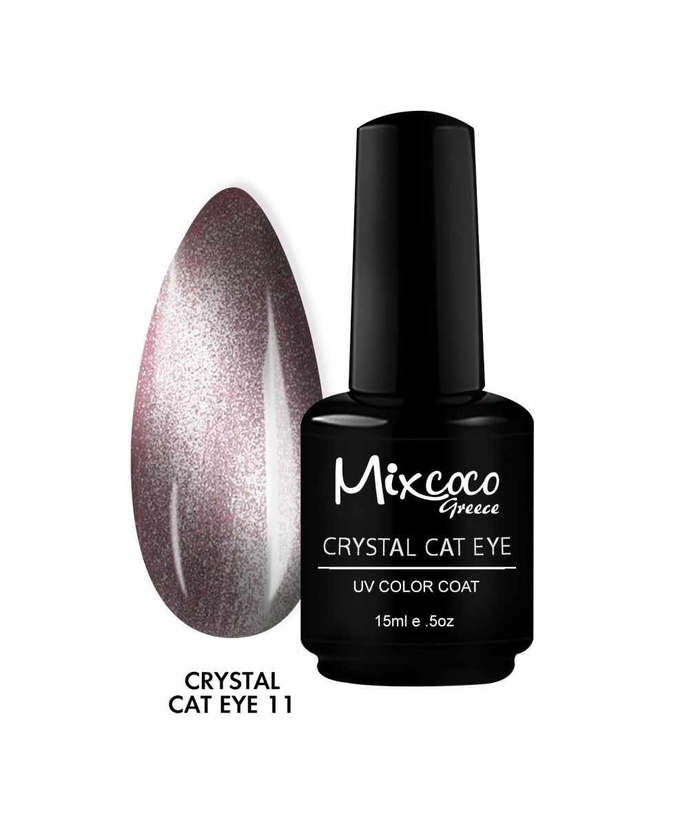 Mixcoco Ημιμόνιμο Βερνίκι Νυχιών Crystal Cat Eye 11 15ml